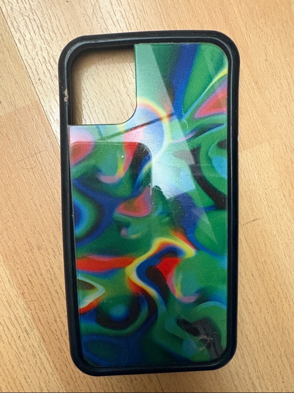 Wildflowers Swirl Pattern Tablet Cover - Green Blue Red Accents